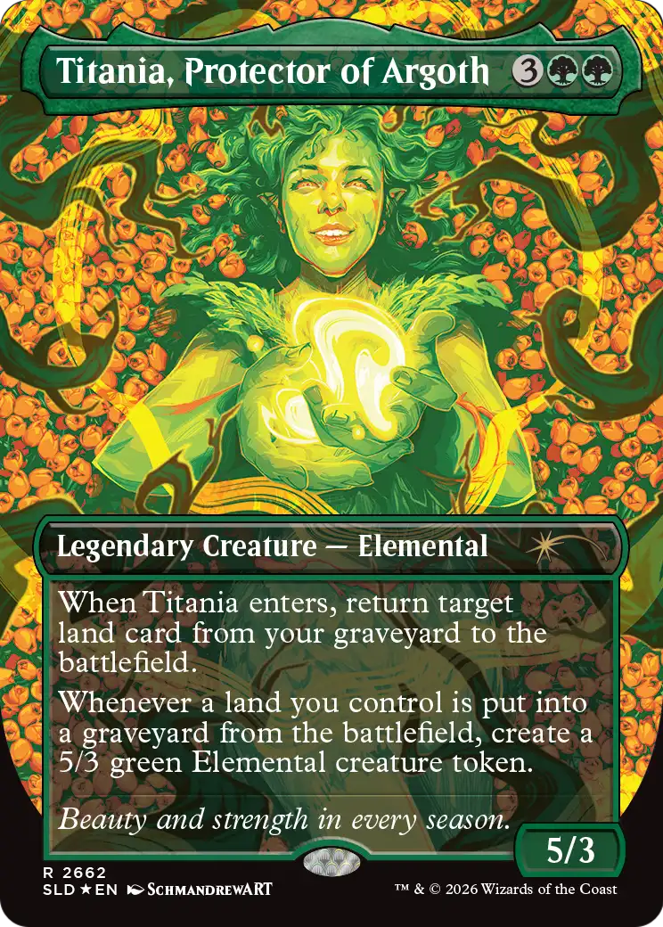 Titania, Protector of Argoth [Secret Lair Drop Series] | Gear Gaming Bentonville