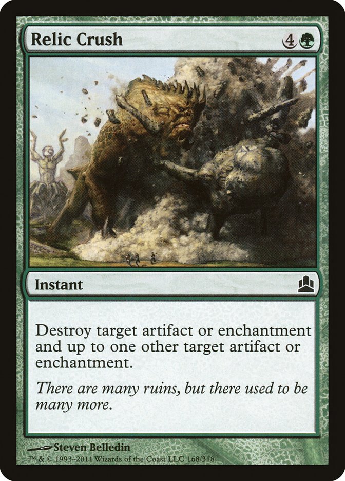 Relic Crush [Commander 2011] | Gear Gaming Bentonville