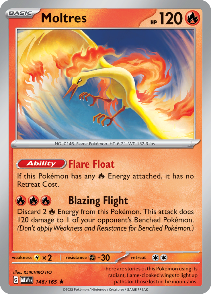 Moltres (146/165) [Scarlet & Violet 151] | Gear Gaming Bentonville