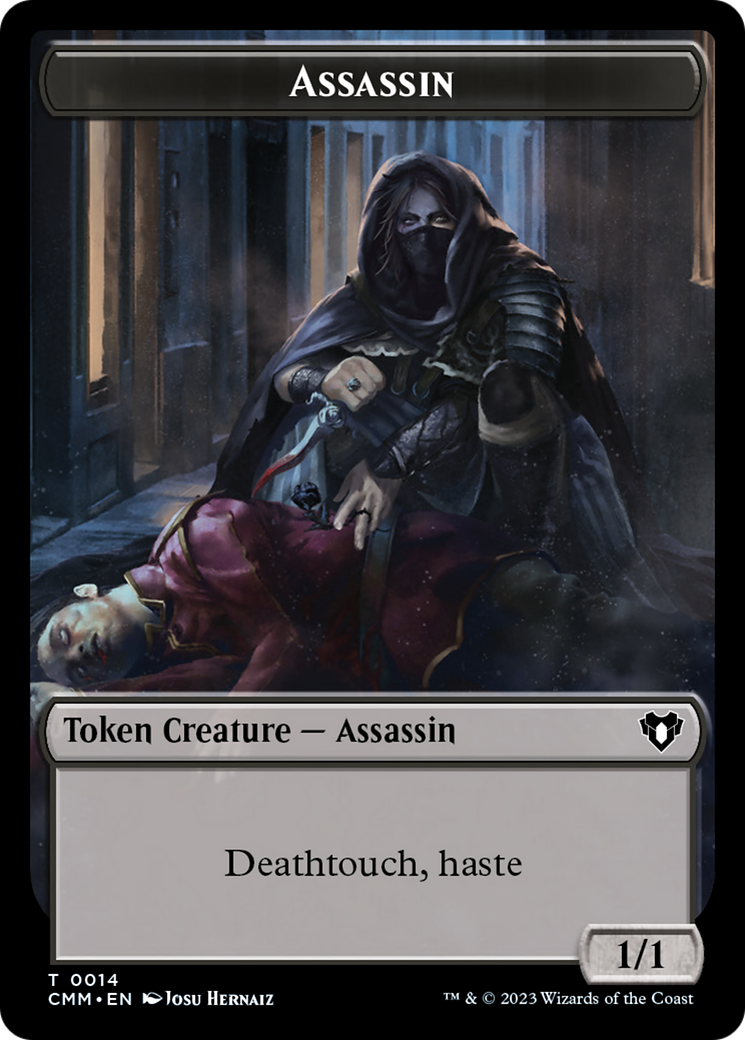 Assassin Token [Commander Masters Tokens] | Gear Gaming Bentonville