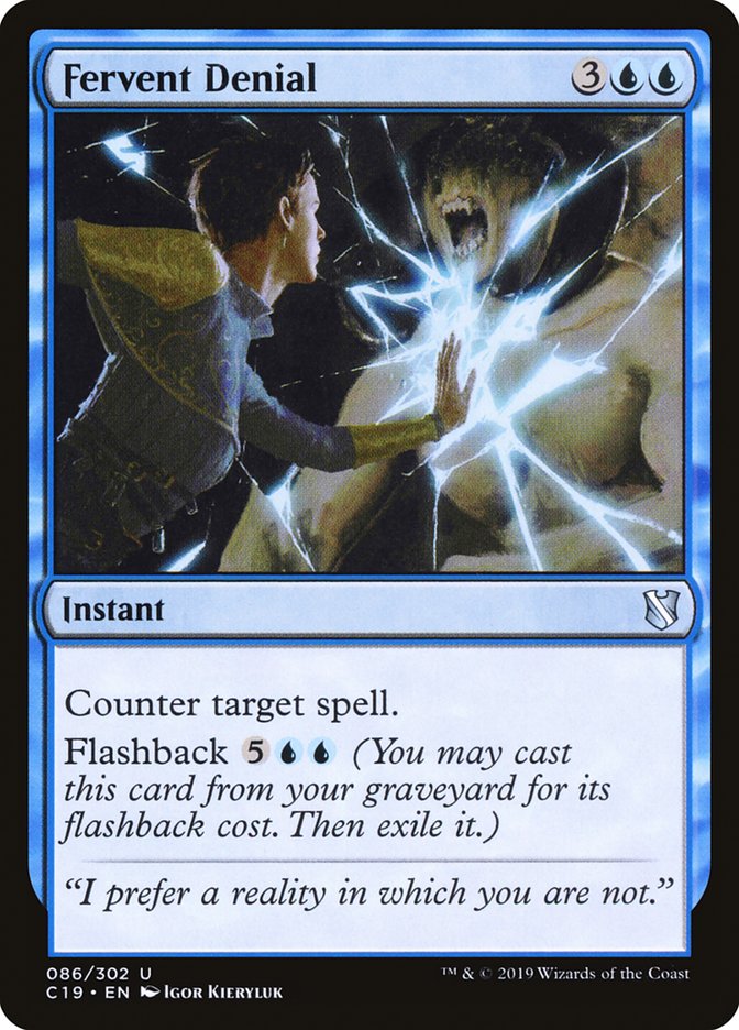 Fervent Denial [Commander 2019] | Gear Gaming Bentonville