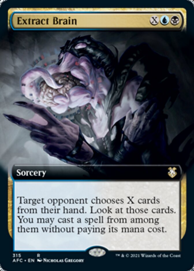 Extract Brain (Extended Art) [Dungeons & Dragons: Adventures in the Forgotten Realms Commander] | Gear Gaming Bentonville