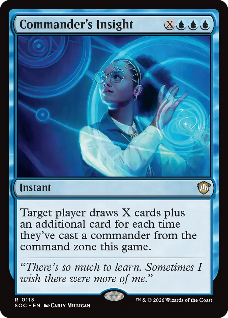Commander's Insight [Secrets of Strixhaven Commander] | Gear Gaming Bentonville