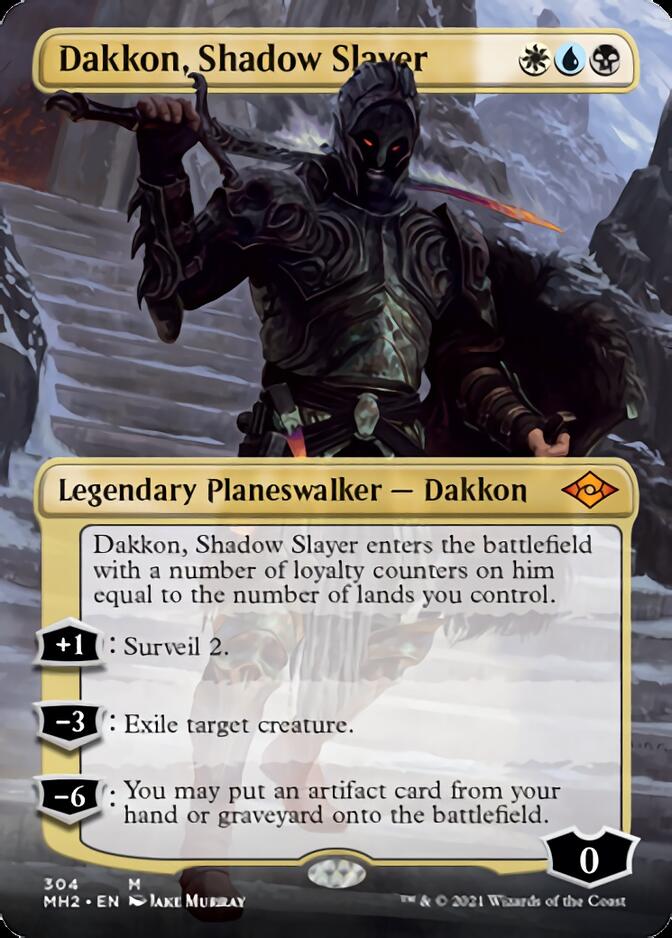 Dakkon, Shadow Slayer (Borderless) [Modern Horizons 2] | Gear Gaming Bentonville