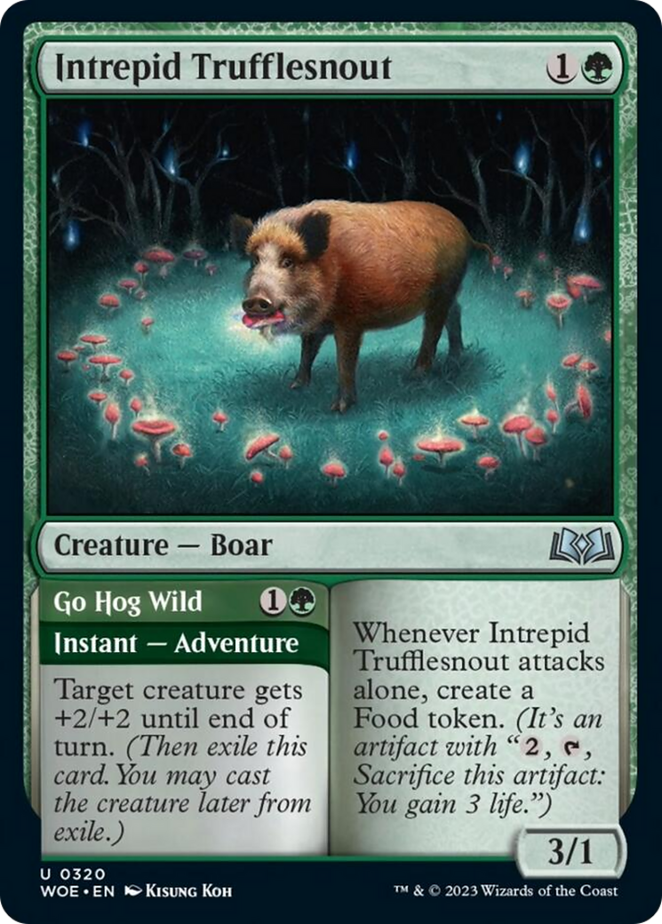 Intrepid Trufflesnout // Go Hog Wild [Wilds of Eldraine] | Gear Gaming Bentonville