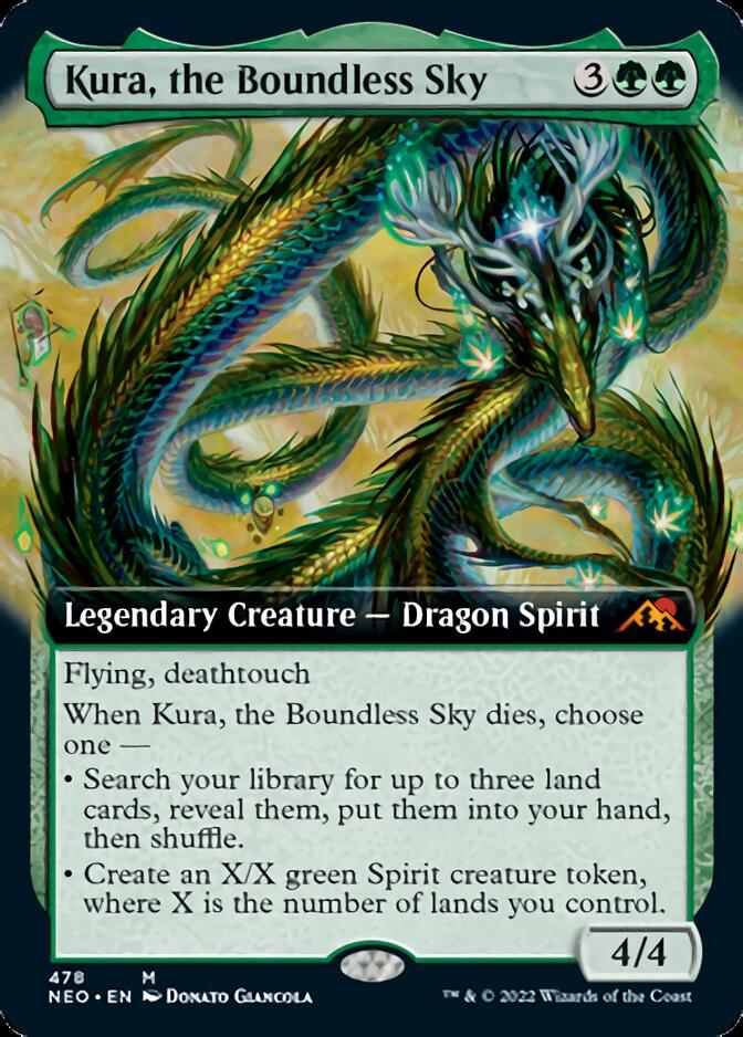 Kura, the Boundless Sky (Extended Art) [Kamigawa: Neon Dynasty] | Gear Gaming Bentonville