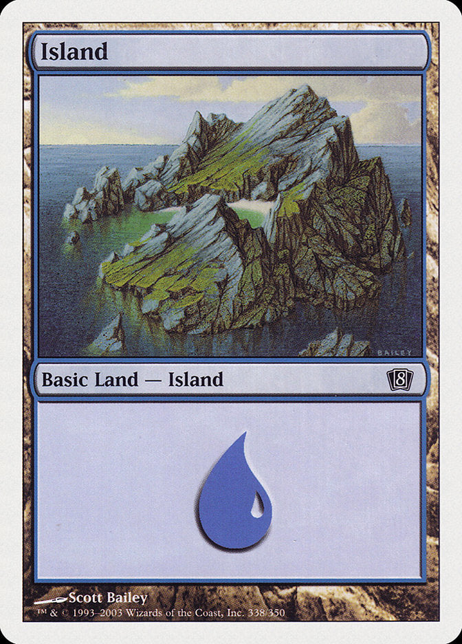 Island (338) [Eighth Edition] | Gear Gaming Bentonville