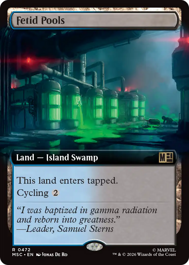 Fetid Pools (Extended Art) [Marvel Super Heroes Commander] | Gear Gaming Bentonville