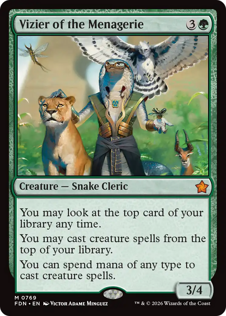 Vizier of the Menagerie (0769) [Foundations] | Gear Gaming Bentonville