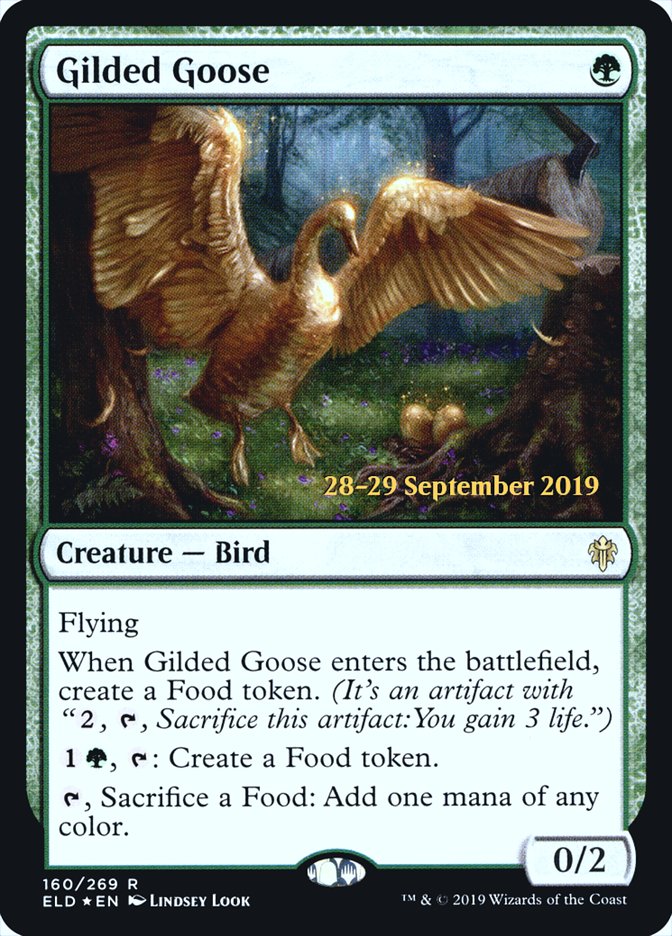 Gilded Goose [Throne of Eldraine Prerelease Promos] | Gear Gaming Bentonville