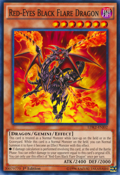 Red-Eyes Black Flare Dragon [LDK2-ENJ02] Common | Gear Gaming Bentonville