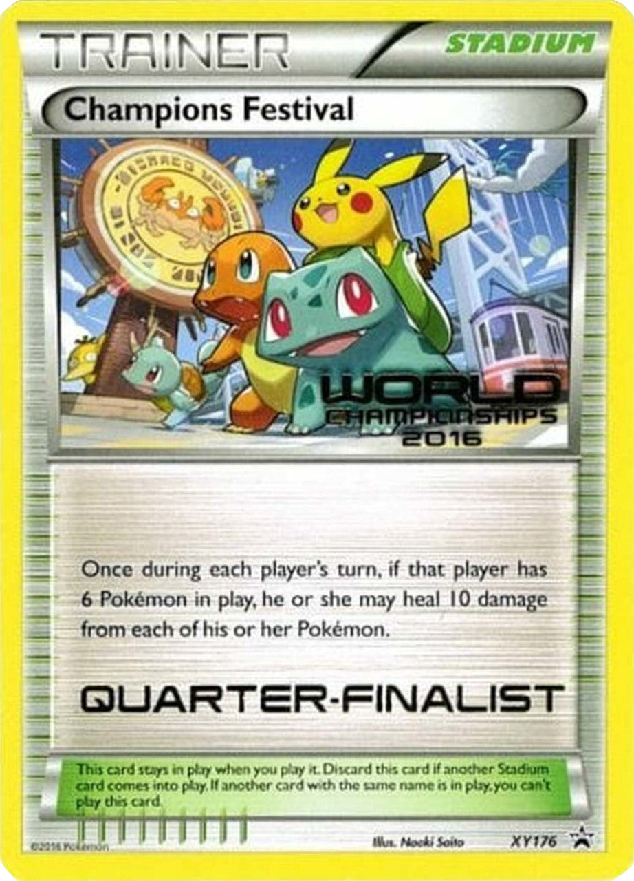 Champions Festival (XY176) (2016 Quarter Finalist) [XY: Black Star Promos] | Gear Gaming Bentonville