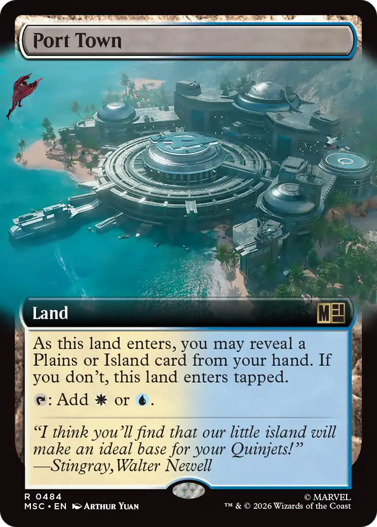 Port Town (Extended Art) [Marvel Super Heroes Commander] | Gear Gaming Bentonville