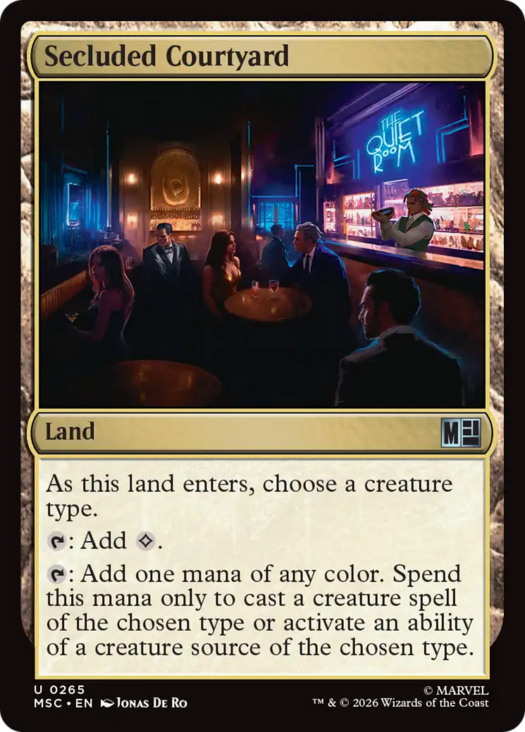 Secluded Courtyard [Marvel Super Heroes Commander] | Gear Gaming Bentonville