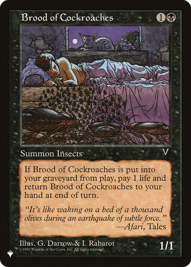 Brood of Cockroaches [The List Reprints] | Gear Gaming Bentonville