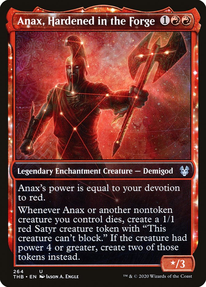 Anax, Hardened in the Forge (Showcase) [Theros Beyond Death] | Gear Gaming Bentonville
