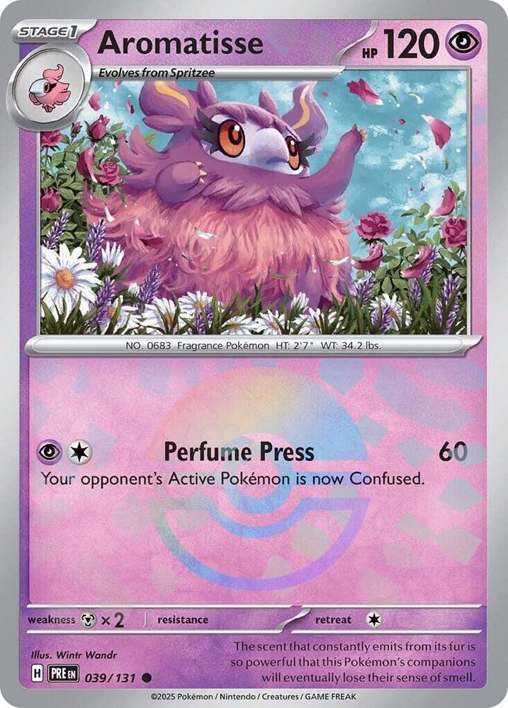 Aromatisse (039/131) (Poke Ball Pattern) [Scarlet & Violet: Prismatic Evolutions] | Gear Gaming Bentonville