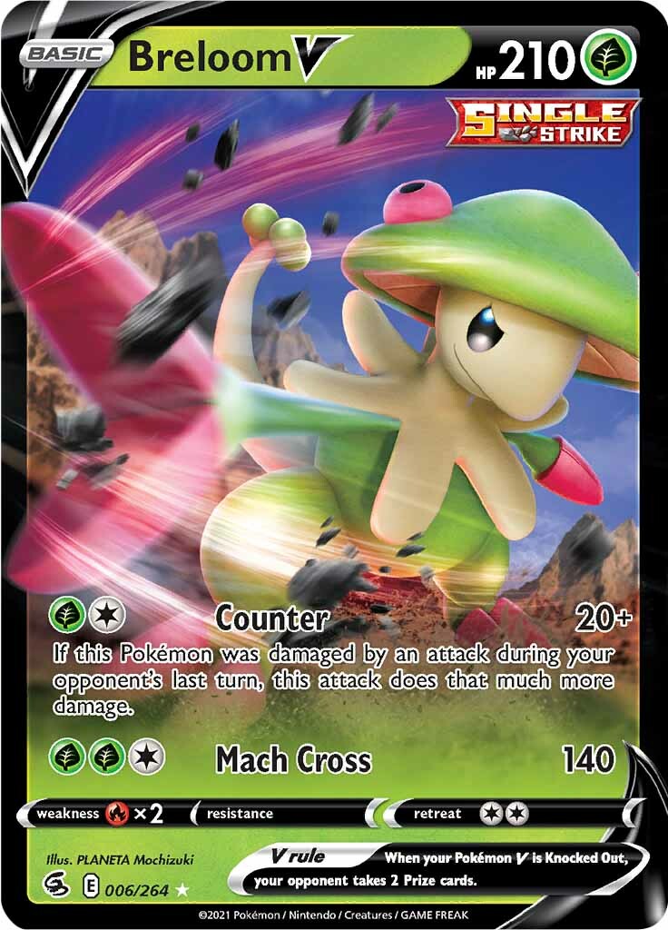 Breloom V (006/264) [Sword & Shield: Fusion Strike] | Gear Gaming Bentonville