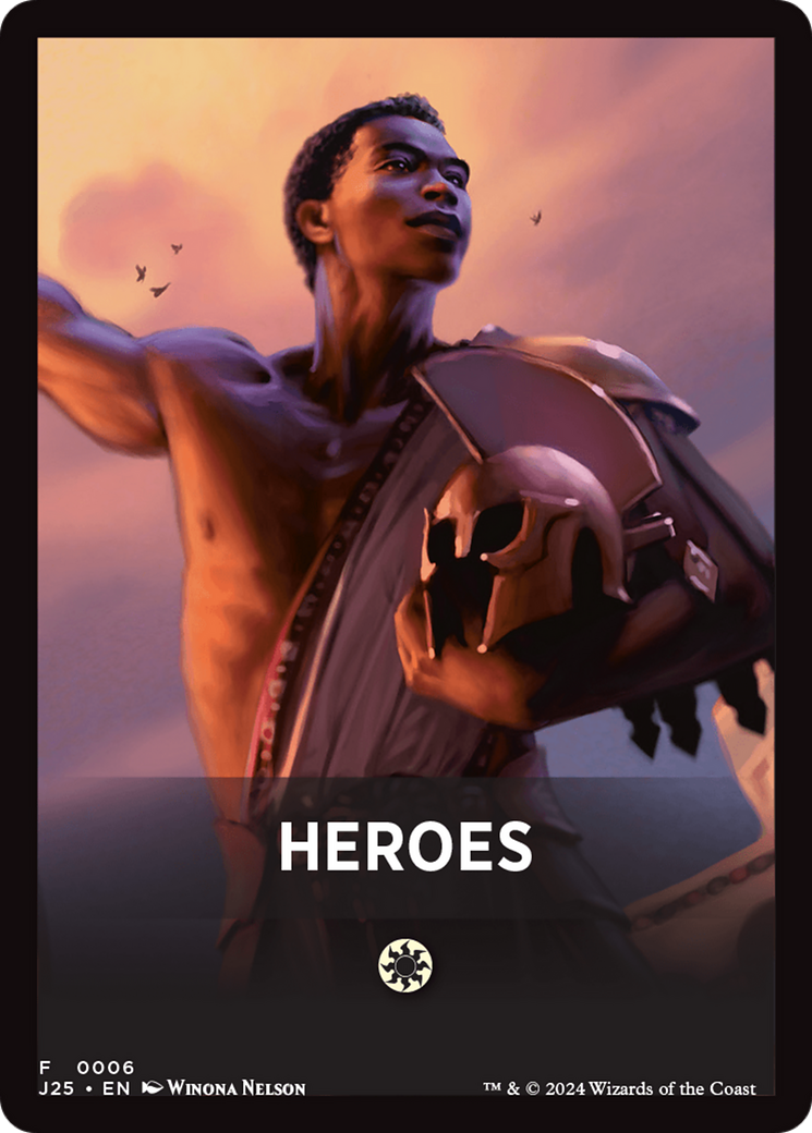 Heroes Theme Card [Foundations Jumpstart Front Cards] | Gear Gaming Bentonville