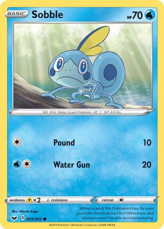 Sobble (055/202) (Premium Collection) [Sword & Shield: Base Set] | Gear Gaming Bentonville