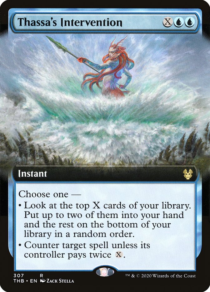 Thassa's Intervention (Extended Art) [Theros Beyond Death] | Gear Gaming Bentonville