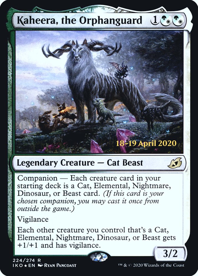 Kaheera, the Orphanguard [Ikoria: Lair of Behemoths Prerelease Promos] | Gear Gaming Bentonville