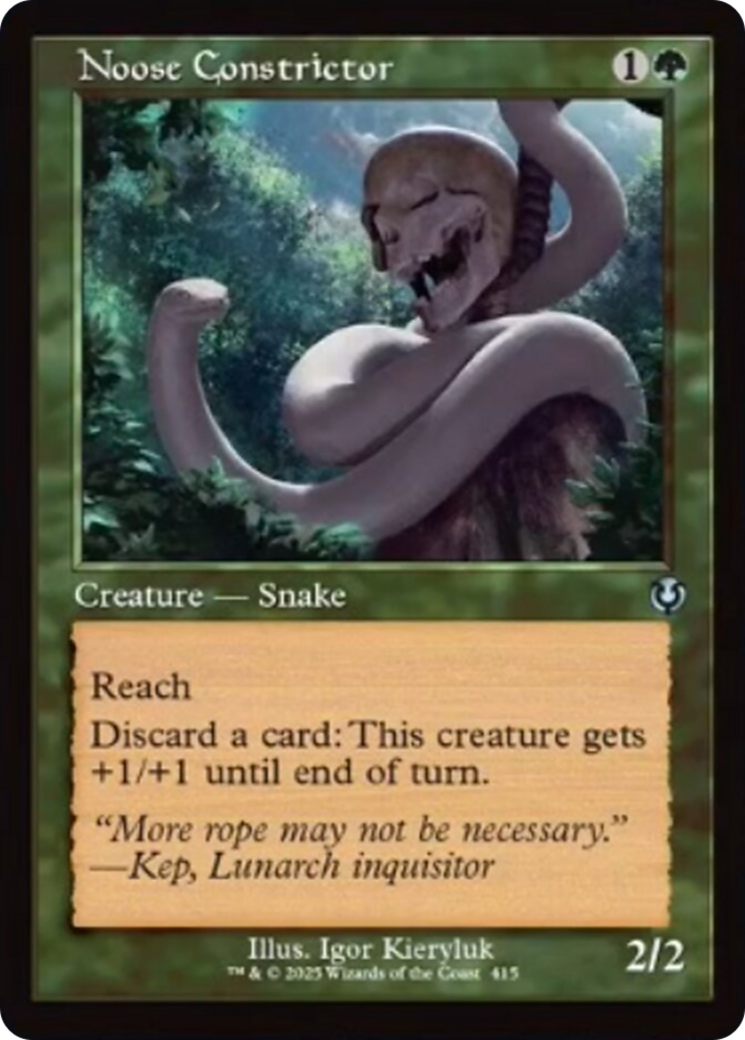 Noose Constrictor (Retro Frame) [Innistrad Remastered] | Gear Gaming Bentonville