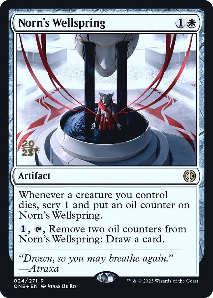 Norn's Wellspring [Phyrexia: All Will Be One Prerelease Promos] | Gear Gaming Bentonville
