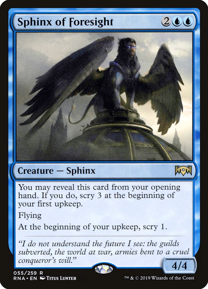 Sphinx of Foresight [Ravnica Allegiance] | Gear Gaming Bentonville
