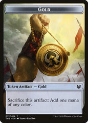 Satyr // Gold Double-Sided Token [Theros Beyond Death Tokens] | Gear Gaming Bentonville