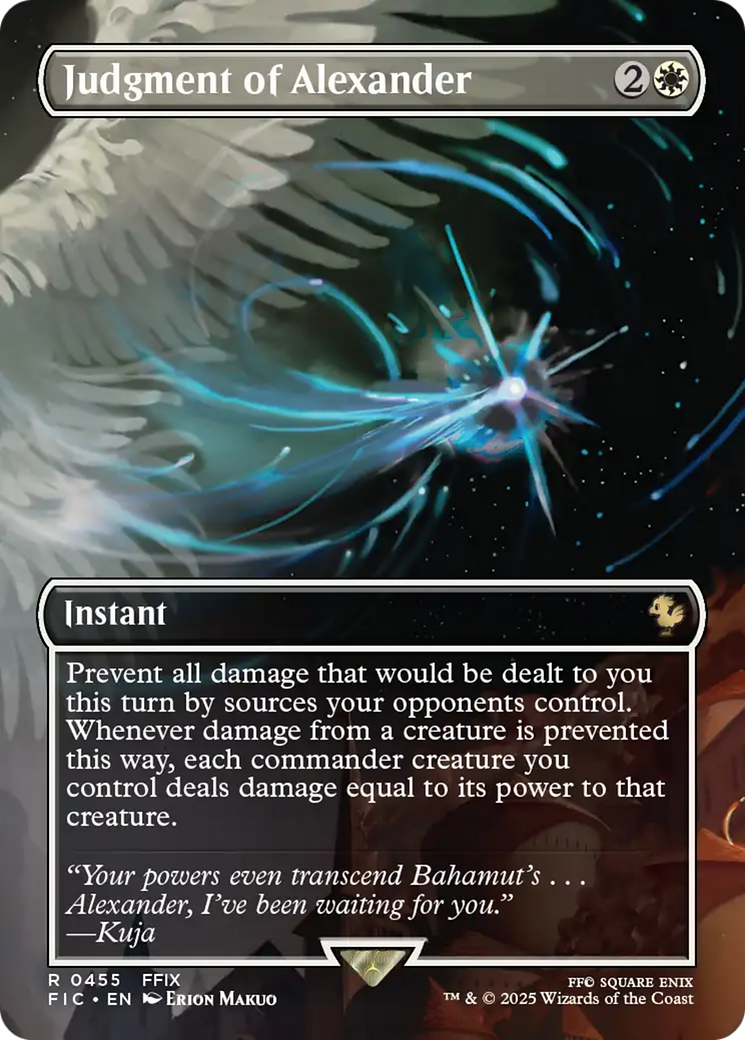 Judgment of Alexander (Borderless) [FINAL FANTASY Commander] | Gear Gaming Bentonville