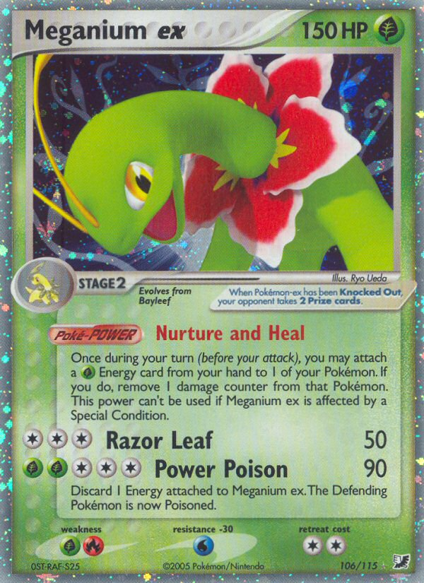 Meganium ex (106/115) [EX: Unseen Forces] | Gear Gaming Bentonville