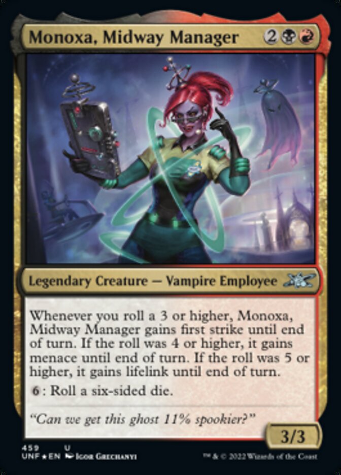 Monoxa, Midway Manager (Galaxy Foil) [Unfinity] | Gear Gaming Bentonville