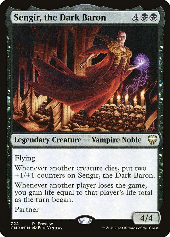 Sengir, the Dark Baron [Commander Legends Promos] | Gear Gaming Bentonville