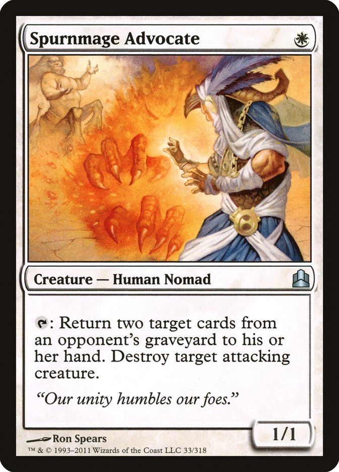 Spurnmage Advocate [Commander 2011] | Gear Gaming Bentonville