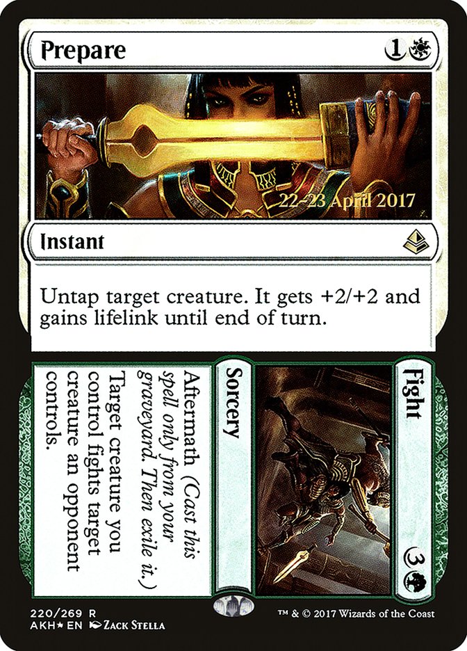 Prepare // Fight [Amonkhet Prerelease Promos] | Gear Gaming Bentonville