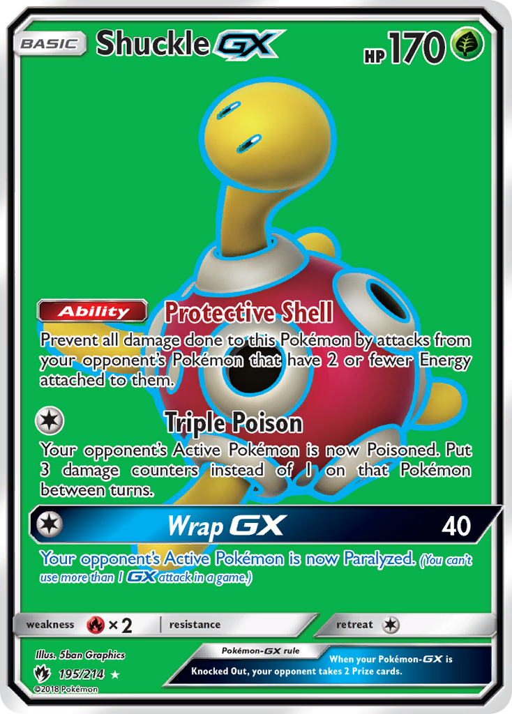 Shuckle GX (195/214) [Sun & Moon: Lost Thunder] | Gear Gaming Bentonville
