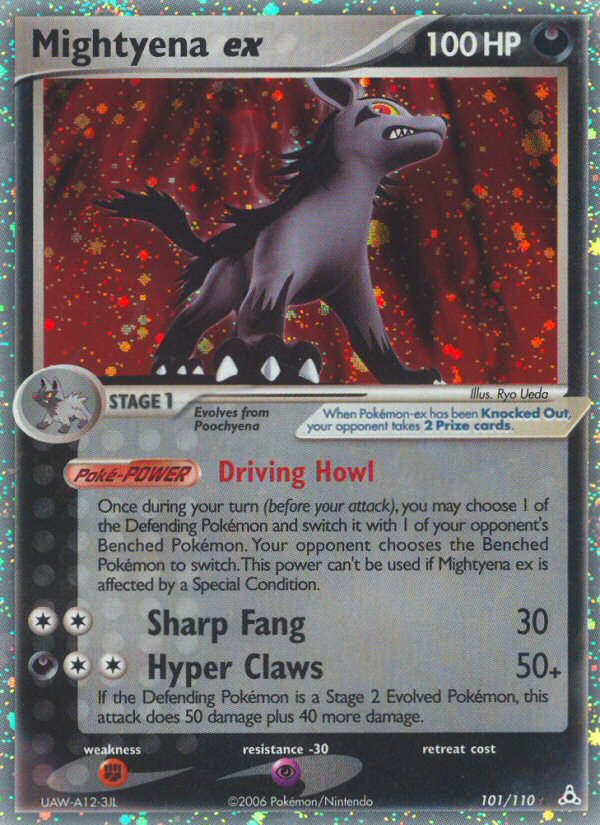 Mightyena ex (101/110) [EX: Holon Phantoms] | Gear Gaming Bentonville