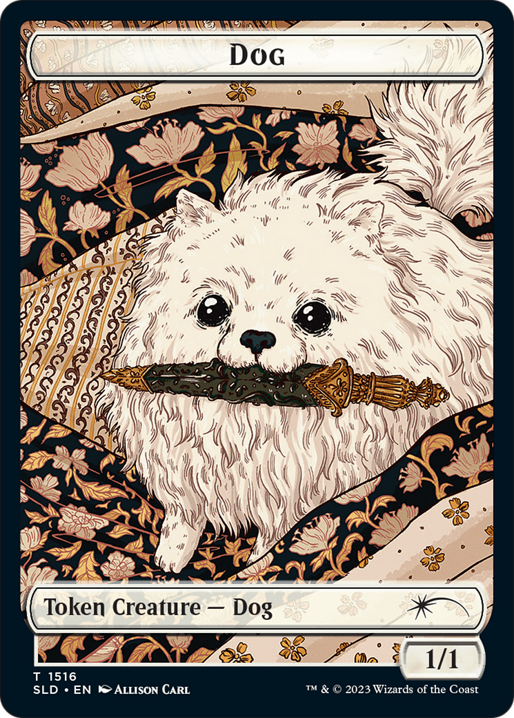 Dog // Cat Double-Sided Token [Secret Lair Commander Deck: Raining Cats and Dogs Tokens] | Gear Gaming Bentonville