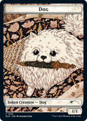 Dog // Cat Double-Sided Token [Secret Lair Commander Deck: Raining Cats and Dogs Tokens] | Gear Gaming Bentonville