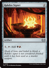 Rakdos Signet [Duskmourn: House of Horror Commander] | Gear Gaming Bentonville