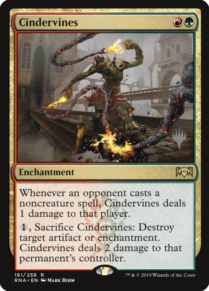 Cindervines (Promo Pack) [Ravnica Allegiance Promos] | Gear Gaming Bentonville