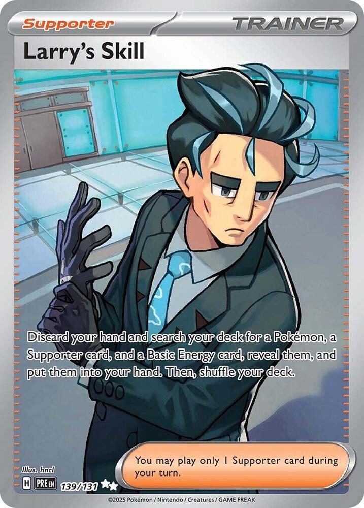 Larry's Skill (139/131) [Scarlet & Violet: Prismatic Evolutions] | Gear Gaming Bentonville