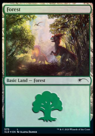 Forest (Dinosaurs) (575) [Secret Lair Drop Promos] | Gear Gaming Bentonville