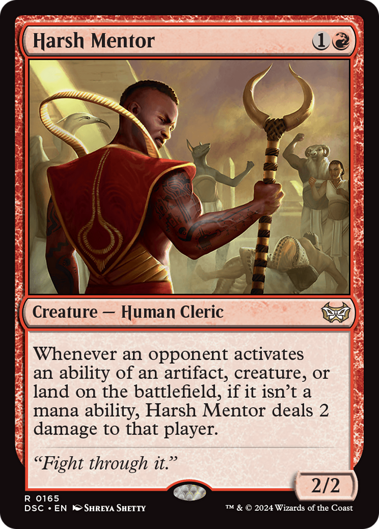 Harsh Mentor [Duskmourn: House of Horror Commander] | Gear Gaming Bentonville