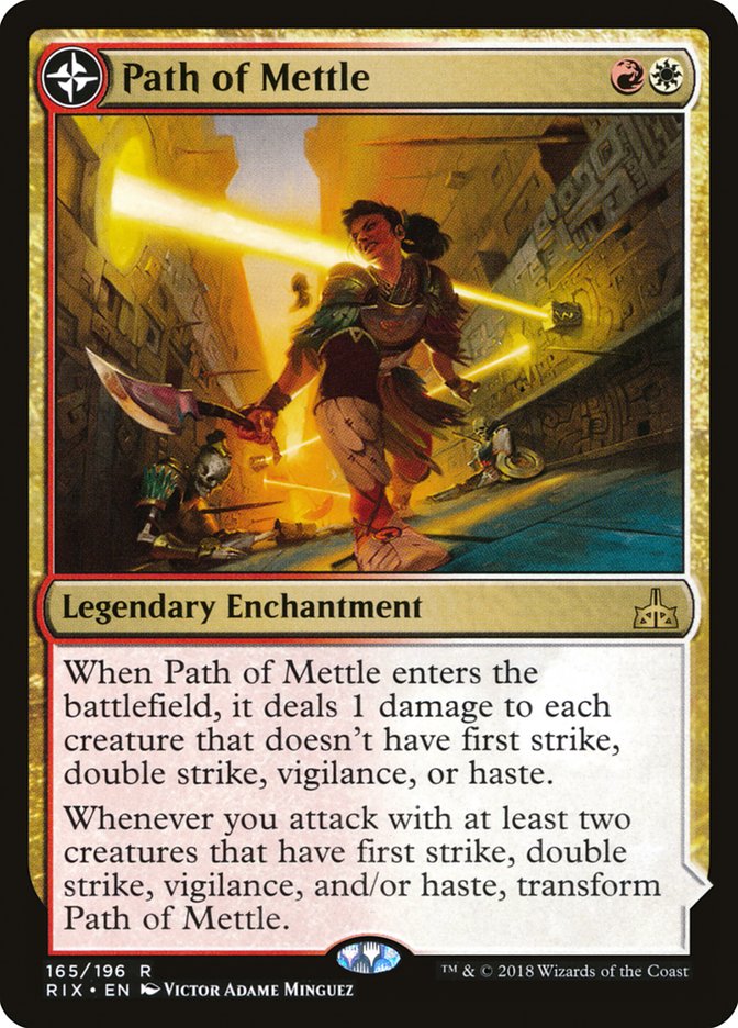 Path of Mettle // Metzali, Tower of Triumph [Rivals of Ixalan] | Gear Gaming Bentonville