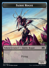 Faerie Rogue // Monk Double-Sided Token [Double Masters 2022 Tokens] | Gear Gaming Bentonville