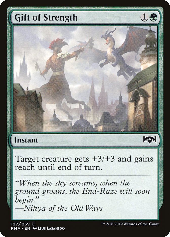 Gift of Strength [Ravnica Allegiance] | Gear Gaming Bentonville