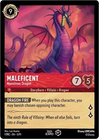 Maleficent - Monstrous Dragon (5) [D23 Promos] | Gear Gaming Bentonville