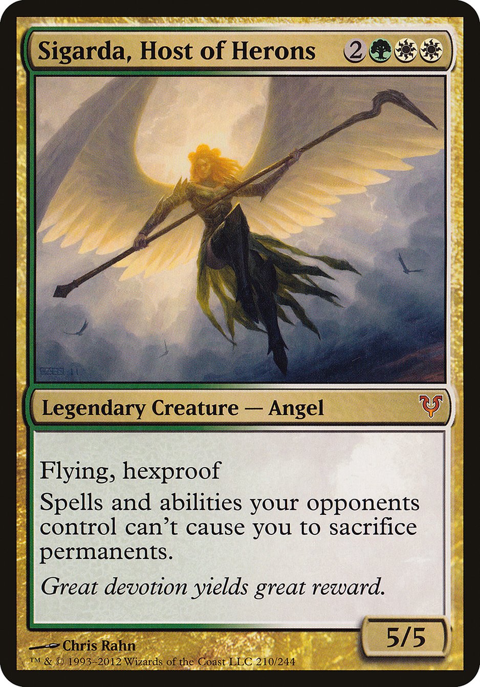 Sigarda, Host of Herons (Oversized) [Open the Helvault] | Gear Gaming Bentonville
